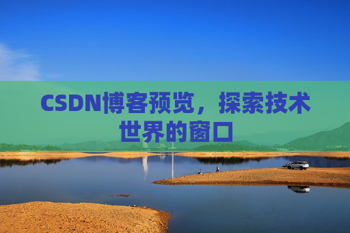 CSDN博客预览,探索技术世界的窗口